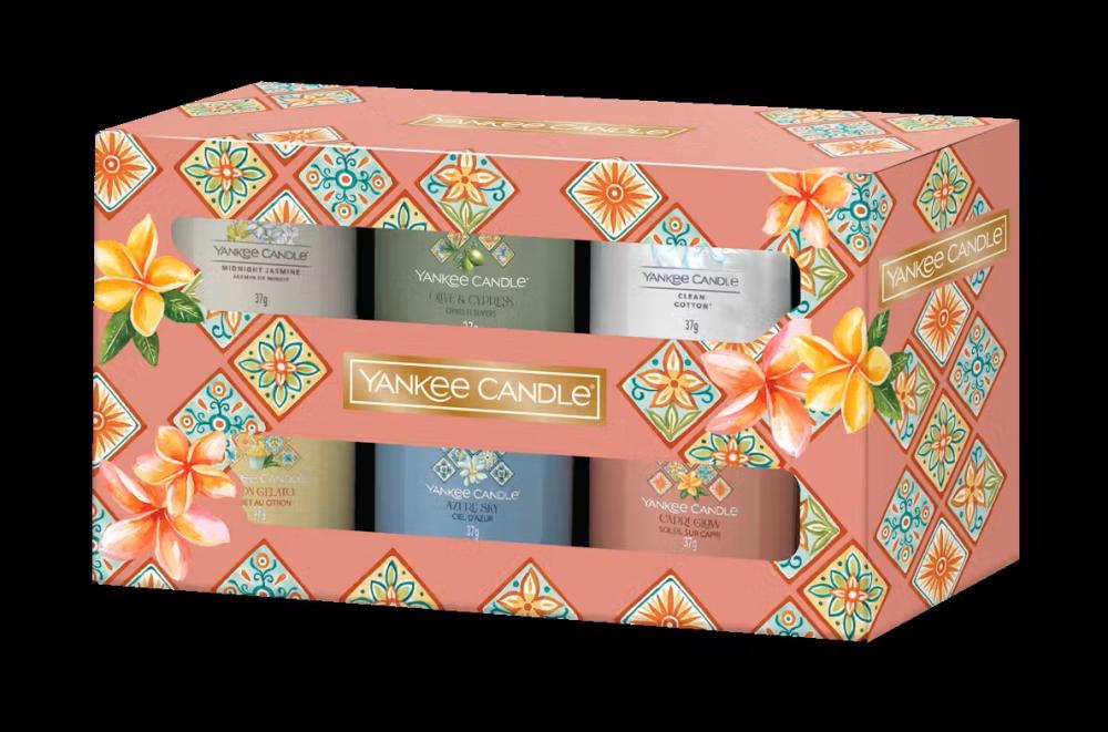 Geschenkset mit 6 Votivkerzen